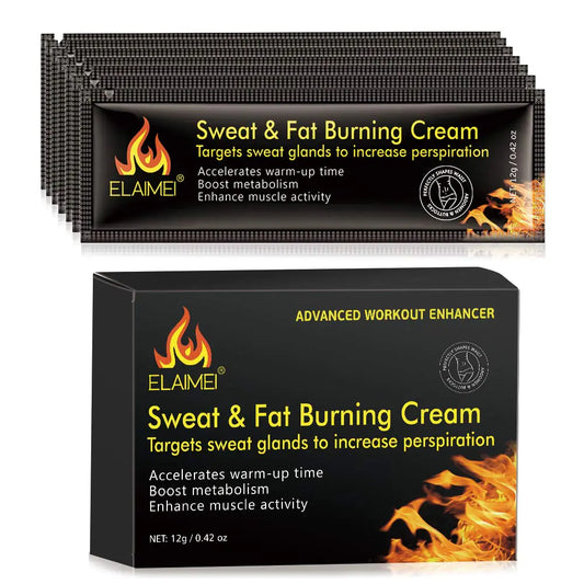 10 Pack Hot Cream Workout Enhancer Sweat CreamFat Burner Cellulite Creams Tighten Muscles Slimming Enhancer Workout Coconut Body Cream for Weight Losing