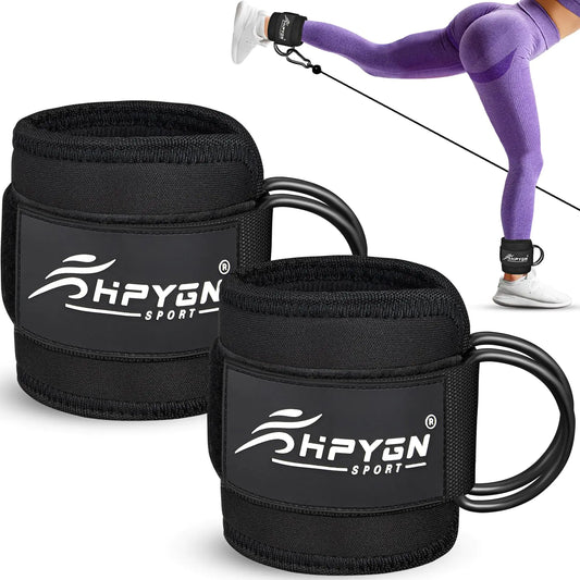 Ankle Straps for Cable Machines Women Adjustable Ankle Cuffs for Cable Ankle Attachments for Gym Glute Workout Equipment for Kickbacks Leg Extensions Hip Abductors Ankle Cable Straps for Workout…